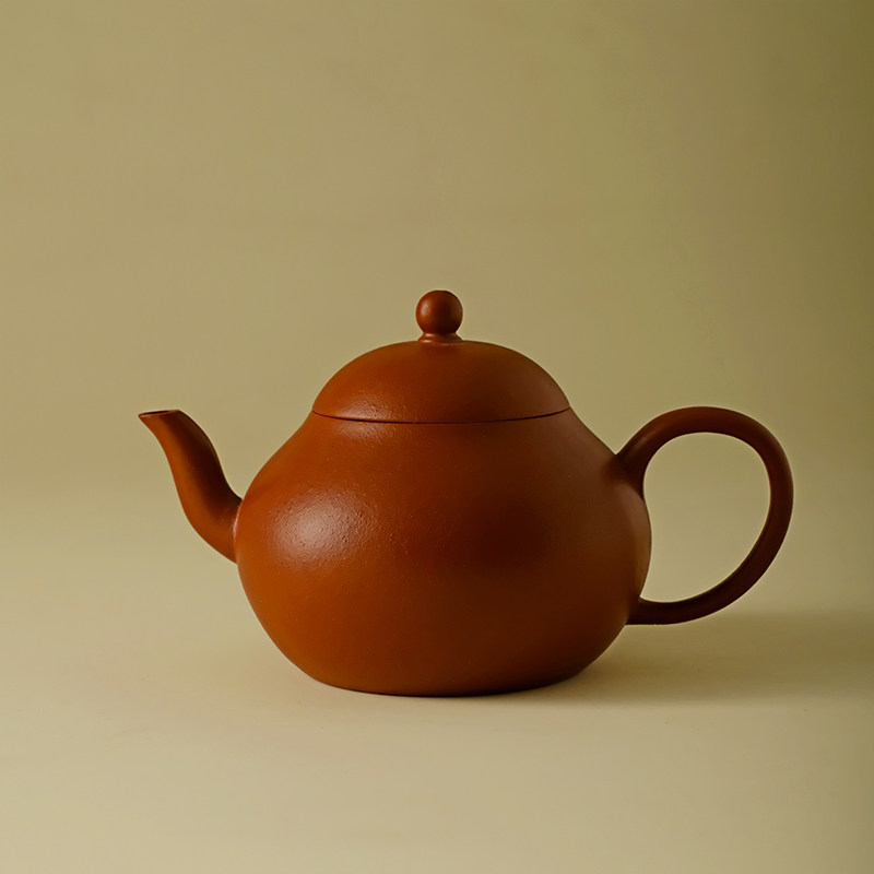 梨形壶宜兴紫砂孟臣壶原矿朱泥工夫茶壶正把壶单壶胡艳手作,餐饮具,茶壶,淘宝优惠券,粉丝福利购,淘宝优惠卷