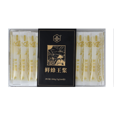 蜂皇浆鲜蜂王浆5g*60袋【优等品】蜂乳金王自然正品野生蜜源