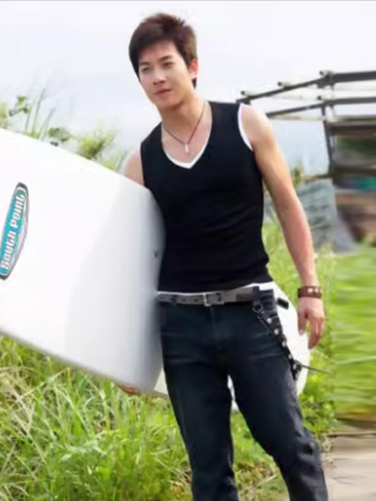 CUSTOM SUMMER MENS SOLID COLOR SLIM V-NECK VEST MENS SHOULDER FITNESS SPORTS TIGHT COTTON LEGGINGS