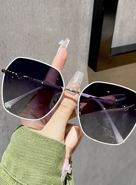 2024新款小香风太阳镜女轻奢时尚百搭偏光太阳镜出行防晒遮阳墨镜