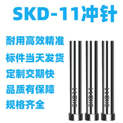 模具冲针直径1~25SKD11冲针100长加硬T型腰圆冲非标定制ASP/8566