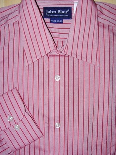 Blair男衬衫 百搭OFFICE潮流高品质衬衫 美国条纹长袖 经典 时尚 John