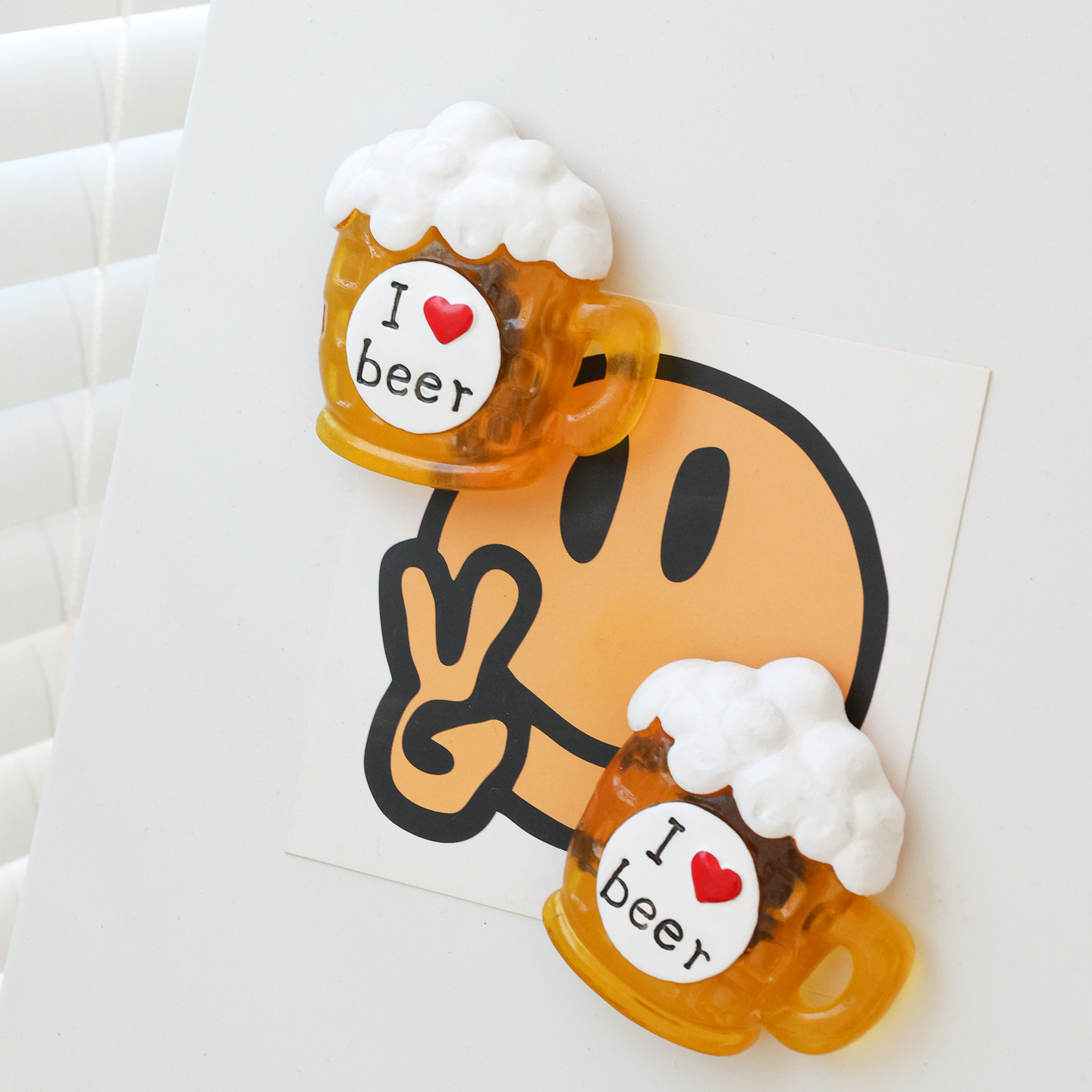有趣的啤酒食物文创城市冰箱贴磁贴个性创意2025新款磁吸3d立体