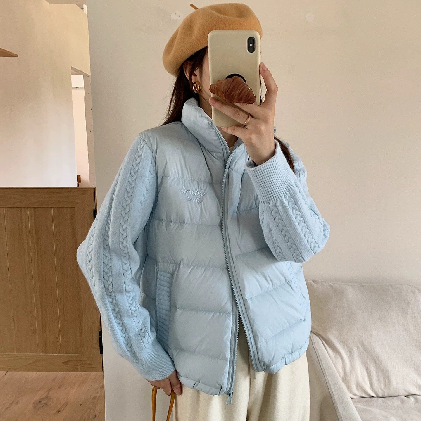 2026新款轻薄立领短款女棉衣