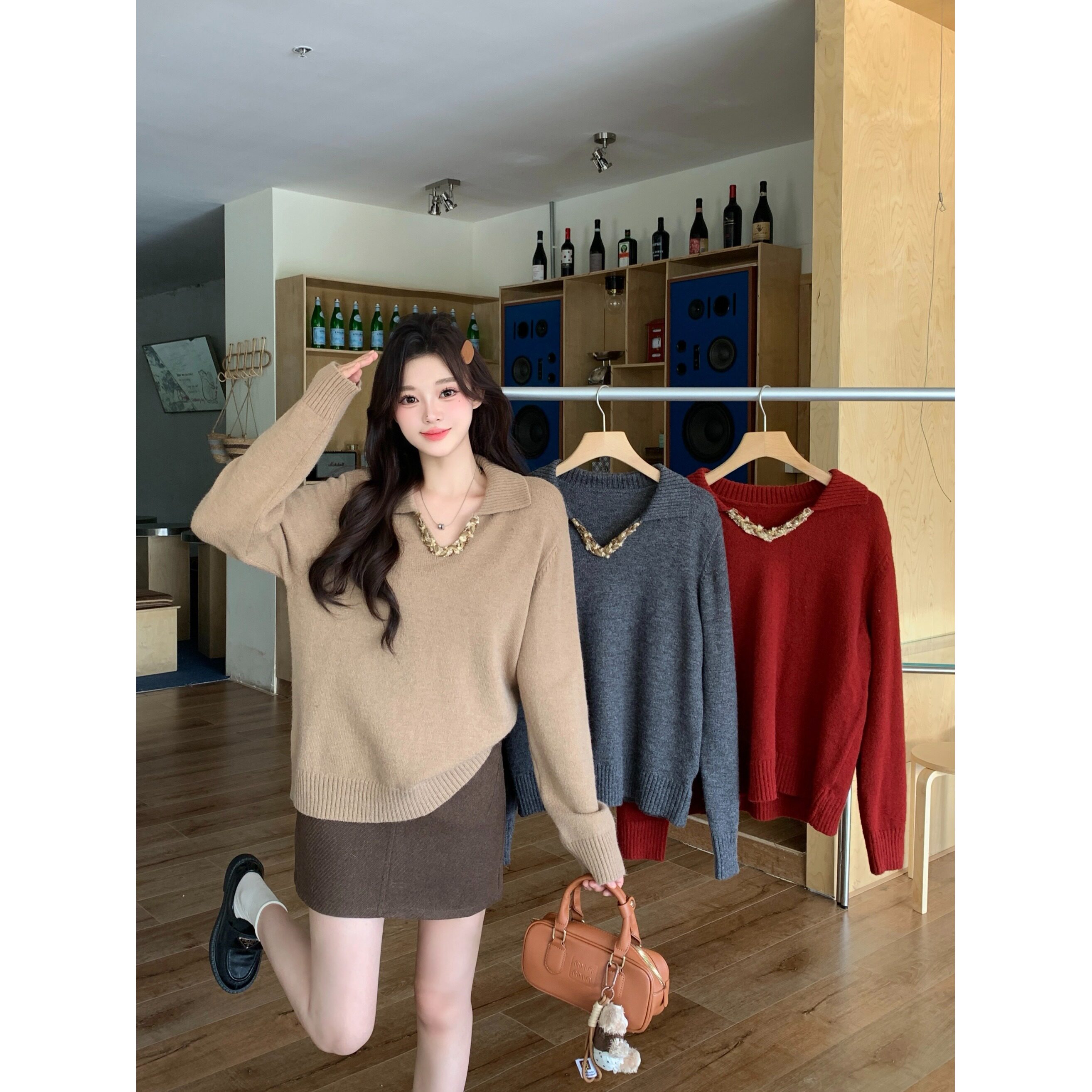 木子理想大码女装大面菁微胖定制奢姿旗舰店杨杨玉李潇洒杨天真秋