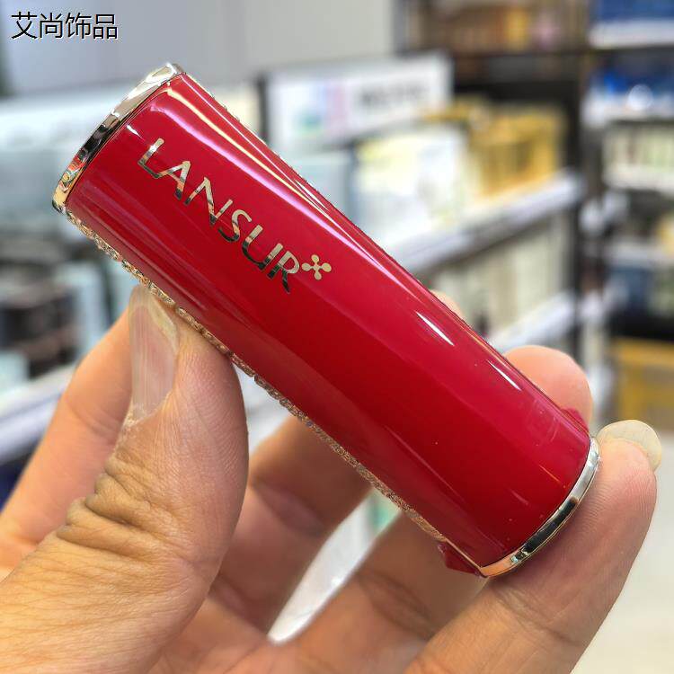 兰瑟口红真丝π丝绒锁色唇膏防水滋润保湿正品包邮绒雾奶油唇膏