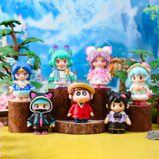 元梦之星第二弹盲盒手办周边安琪拉小爱桃中仙梦迷送男女学生礼物