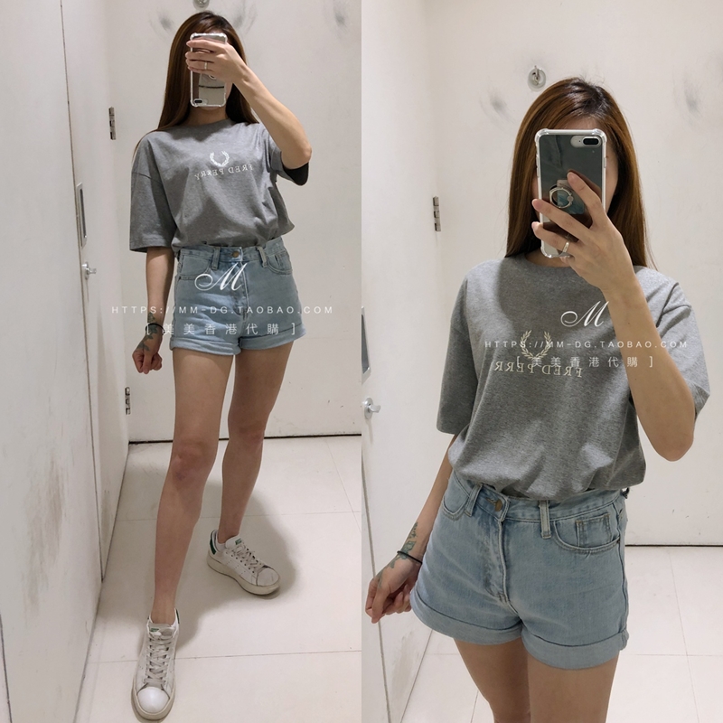 Ïã¸ÛÖ±·¢ 7ÕÛ ÃÀÃÀ´ú¹º FRED PERRY 18ÏÄÅ®¿î ¾µä±êÖ¾¶ÌÐäTÐô