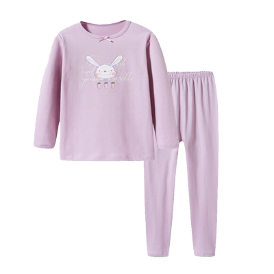 AB秋冬季女童纯棉保暖套装