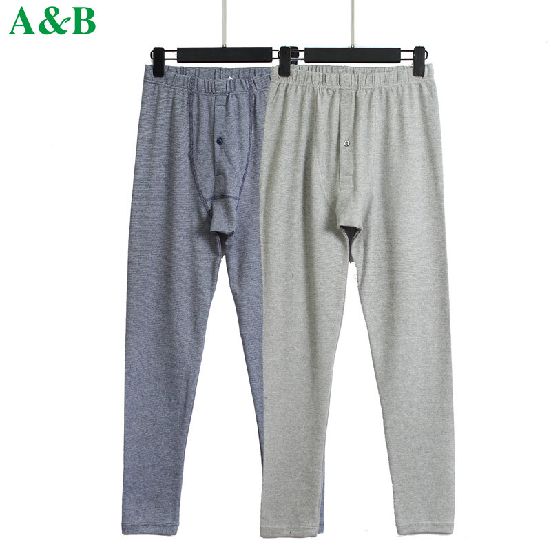 ab男士保暖裤纯棉秋裤男单件高档刷绒棉裤毛裤宽松中年冬大码线裤,女士内衣/男士内衣/家居服,保暖裤,淘宝优惠券,粉丝福利购,淘宝优惠卷