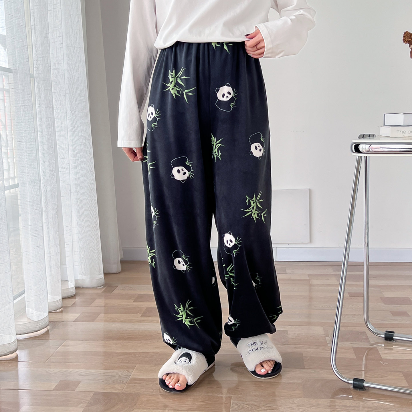 海岛绒大码200斤可外穿长裤加肥