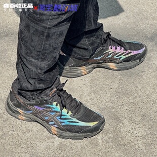 ASICS亚瑟士Gel 1011A614 Flux4网布耐磨透气包裹性回弹低帮跑步鞋