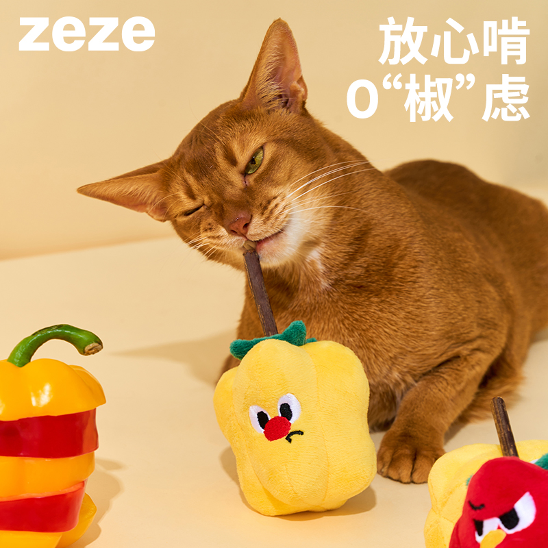 zeze猫咪玩具木天蓼洁齿磨牙
