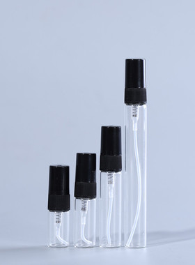 B001-2ML3ML5ML7M10ML香水瓶玻璃喷雾瓶香水空瓶便携可印刷小样