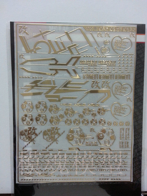 3725-901 mg 1:100红异端红色迷茫金属贴 贴纸