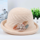 帽子女春秋天盆帽薄款 透气户外防晒遮阳帽中年妈妈帽夏天老人凉帽