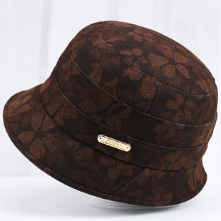 中老年人帽子女秋冬季妈妈加棉保暖帽老人奶奶加厚盆帽老太太冬帽