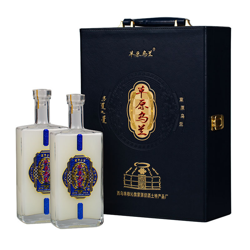 乳白色蒙古酒 草原乌兰低度奶酒正宗真品16度500ml*2瓶内蒙特产