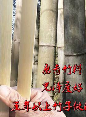 竹片竹条长条竹子手工diy风筝老楠竹篱笆方鸟笼抛光宽薄竹板皮料