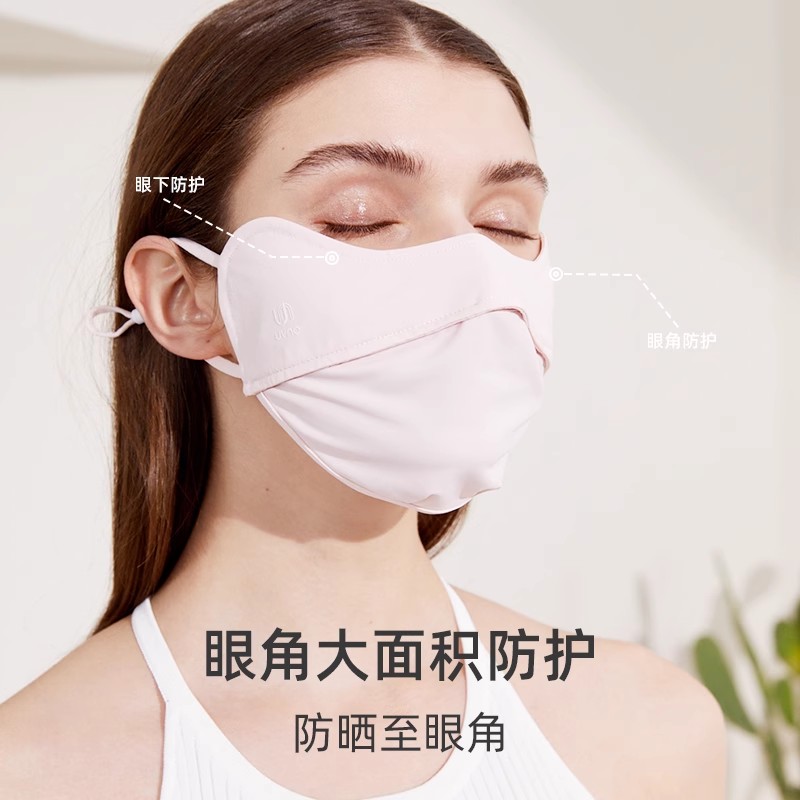 UVNO冰丝防晒口罩女防紫外线