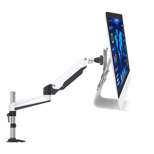 苹果电脑桌面显示器支架IMAC壁挂APPLE一体机电脑屏幕无孔配件架