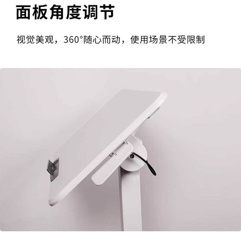 站立式电脑桌可移动升降工作台学习书桌笔记本电脑折叠桌床边沙发