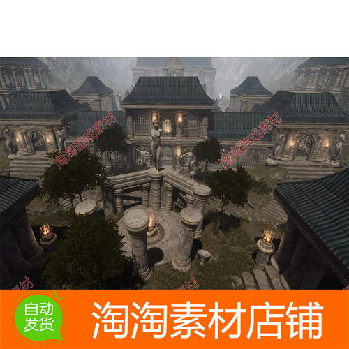 Unity The Ancient Set - Temples 1.25 包更新 古代遗迹神庙场景