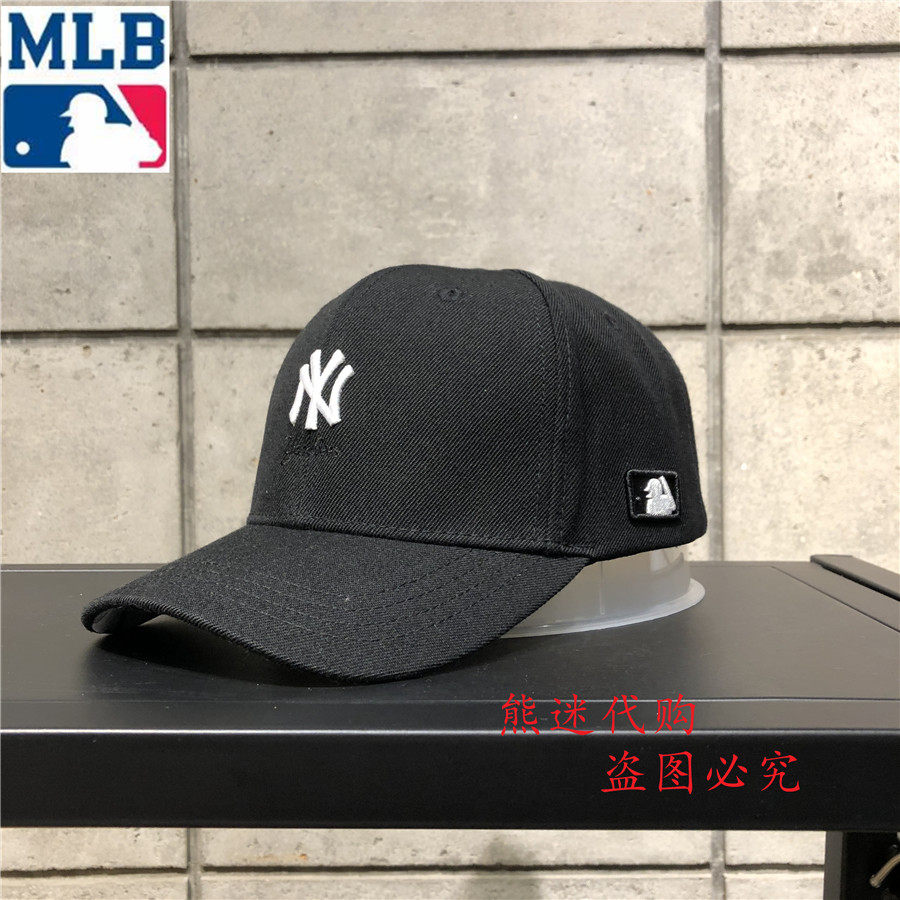 mlb棒球帽正品小标la女ny帽子