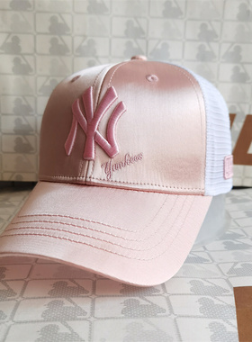 MLB棒球帽NY洋基队帽子女款鸭舌帽夏款防晒帽网眼帽19NY1UCD10561