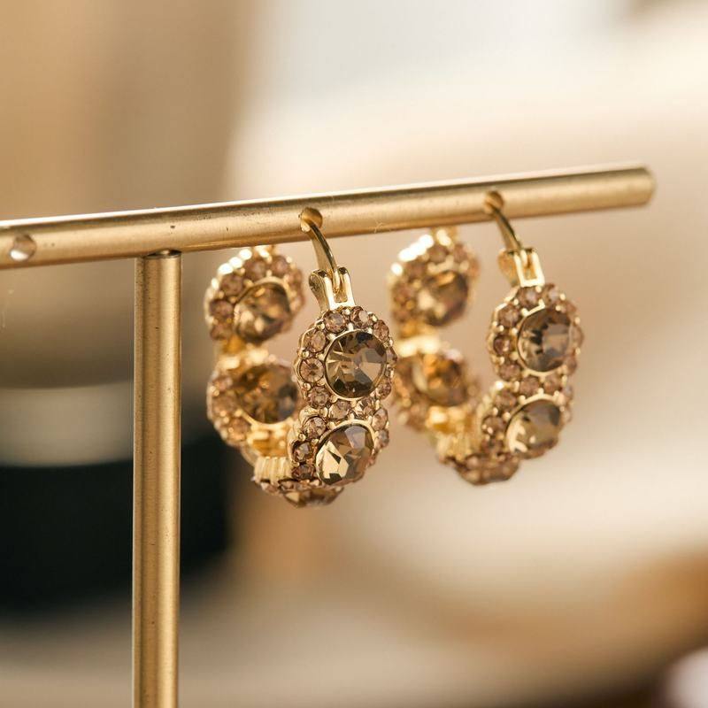 【摩卡金棕】设计感耳夹无耳洞女轻奢蚊香盘耳夹耳扣复古耳环耳饰,饰品/流行首饰/时尚饰品新,耳环,淘宝优惠券,粉丝福利购,淘宝优惠卷