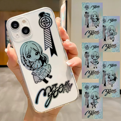 BanG Dream! It's MyGO镭射银贴纸diy耳机ipad防水贴图痛车贴箱贴