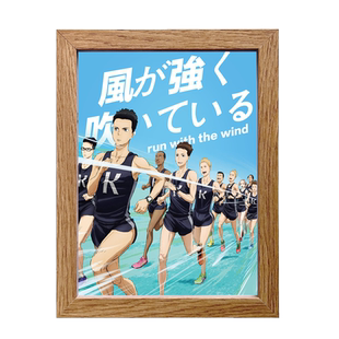 漫能强风吹拂镜子灯光画日系桌面摆件小夜灯二次元动漫周边礼物