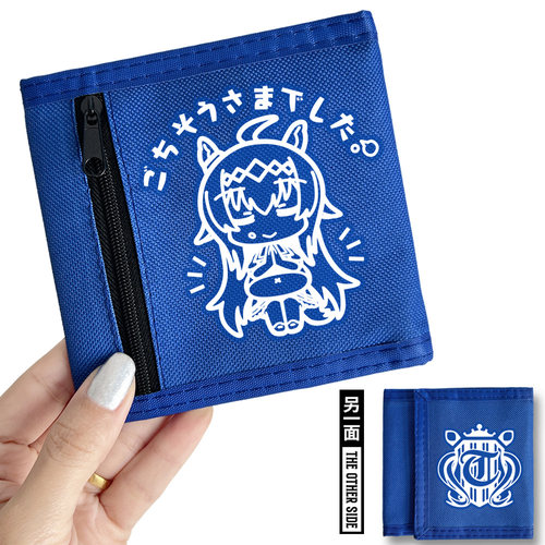 漫能赛马娘小栗帽东海帝皇王米浴帆布钱包动漫周边二次元
