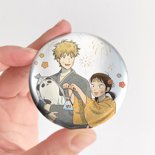 漫能跃动青春吧唧银色金属徽章岩仓美津未志摩聪介动漫周边二次元