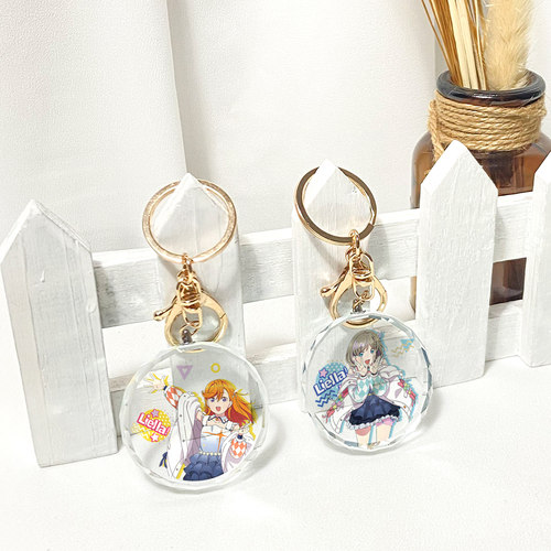 lovelive周边水晶挂件