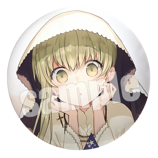 漫能白圣女与黑牧师高清徽章个性日系大泡面吧唧可爱卡通动漫周边