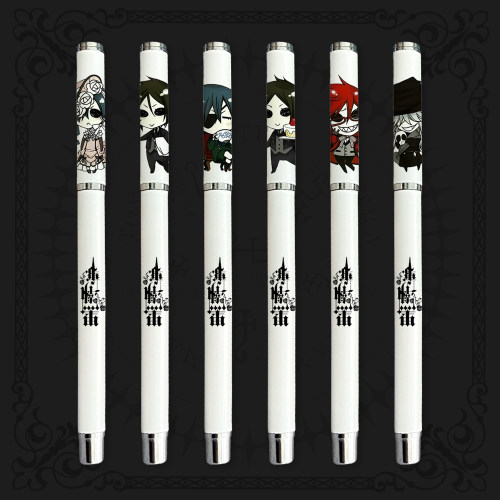 漫能黑执事夏尔中性笔水笔日系文艺二次元日本动漫周边个性黑笔