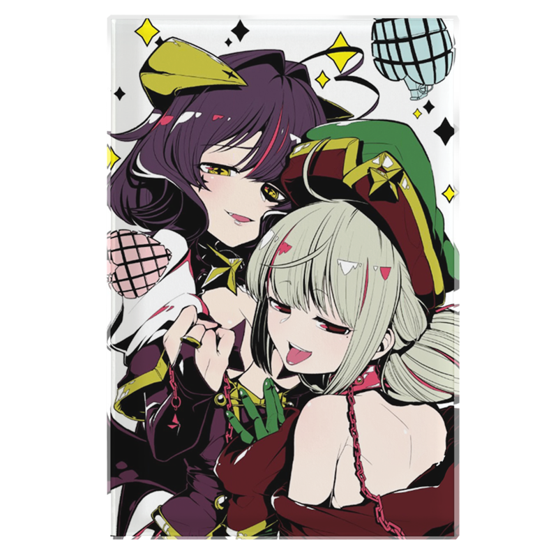 漫能梦想成为魔法少女水晶立牌个性日系透明摆件二次元动漫周边