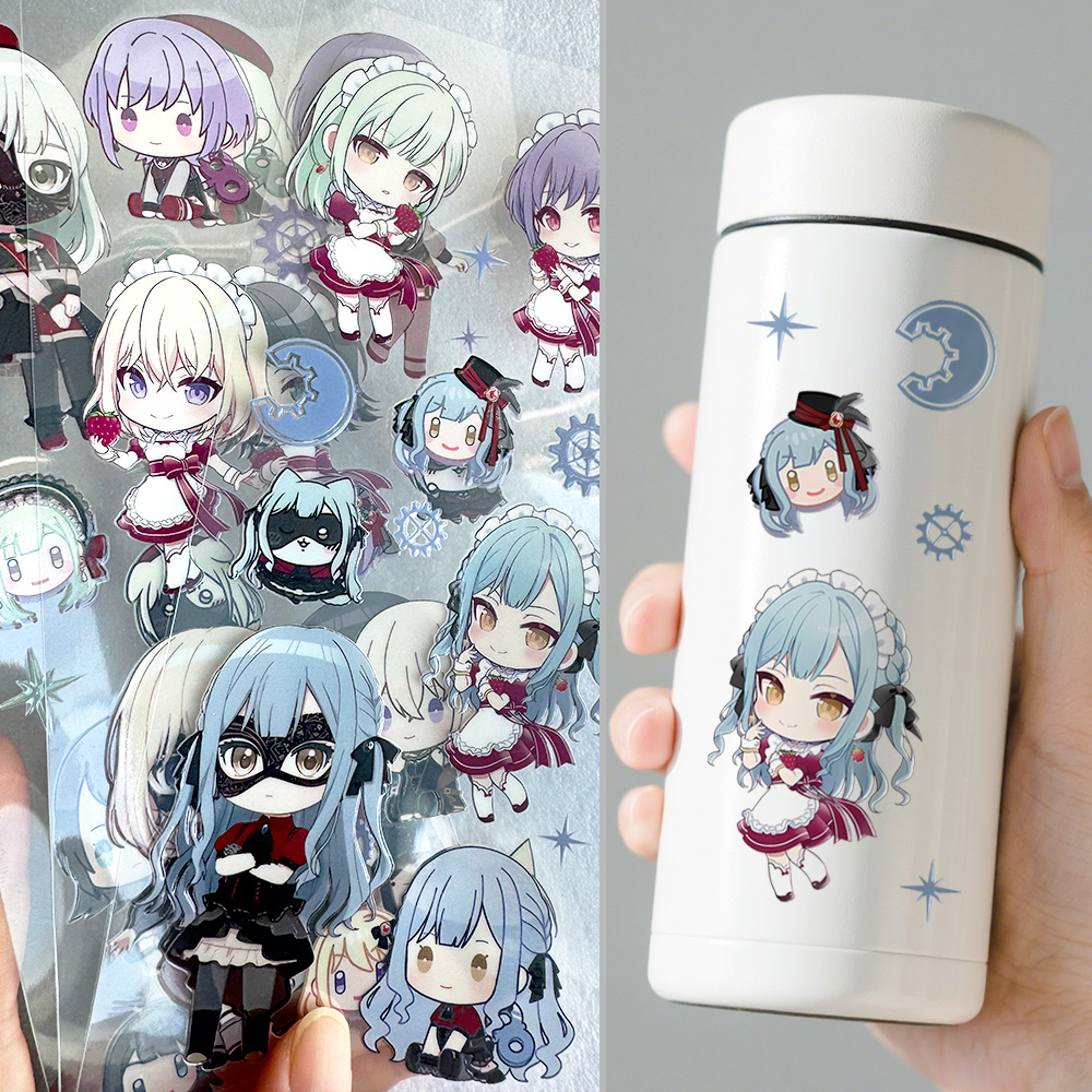 漫能BanG Dream! Ave Mujica浮雕贴纸颂乐人偶diy金属陶瓷玻璃用