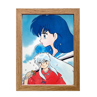 漫能犬夜叉灯光画个性二次元小夜灯动漫摆件镜子日系卡通礼物cos