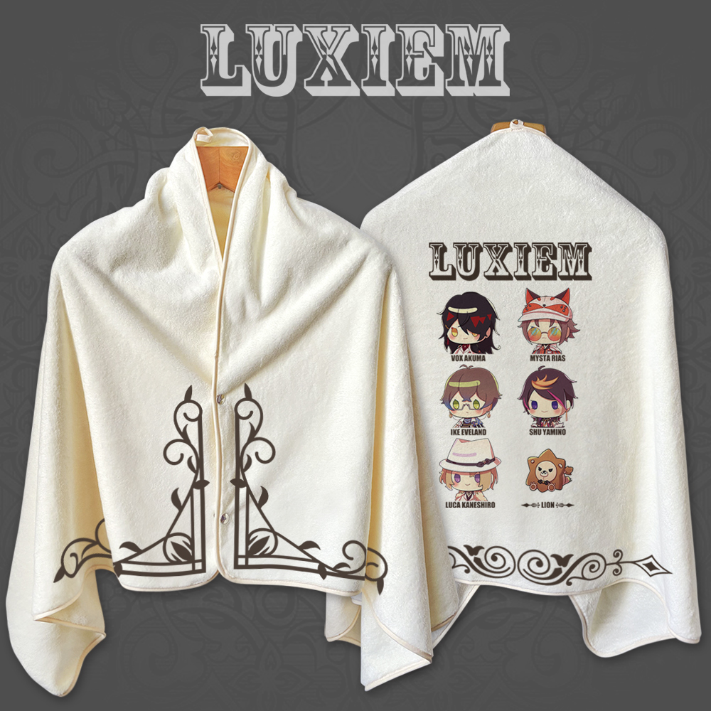 漫能彩虹社浴巾披肩个性周边