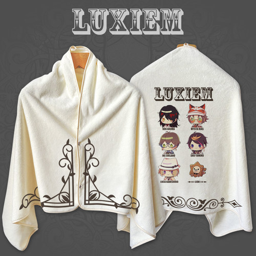 漫能彩虹社浴巾披肩个性周边