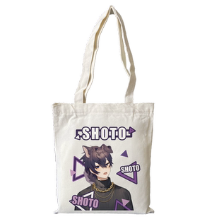 漫能shoto公会会长帆布包日系可爱拟人二次元单肩包周边个性包袋