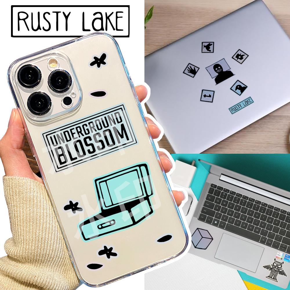 漫能日本锈湖diy镭射银贴纸