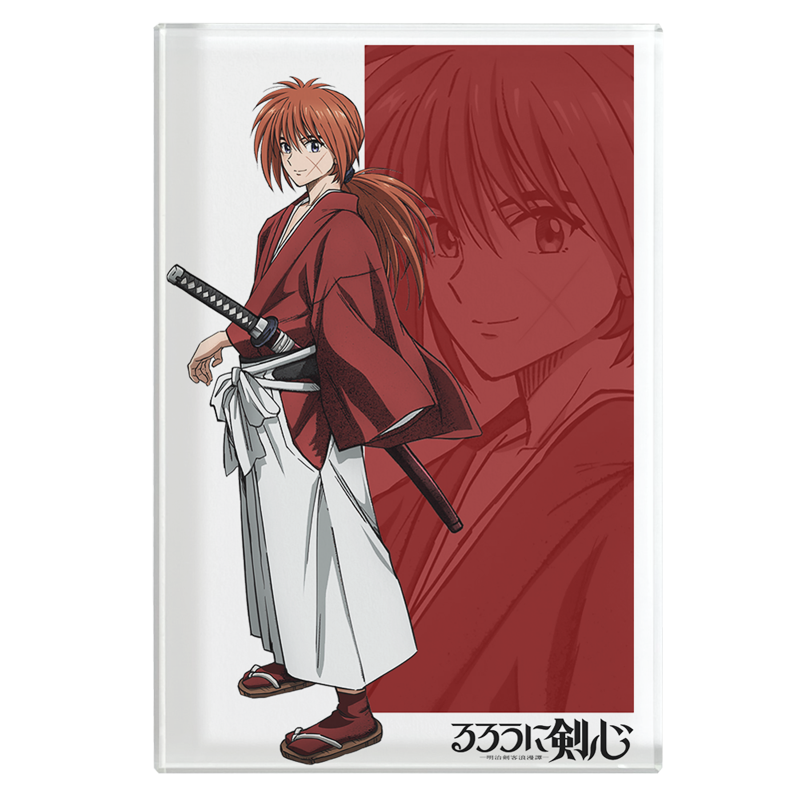 漫能浪客剑心水晶立牌日系个性桌面摆件日本动漫周边二次元礼物