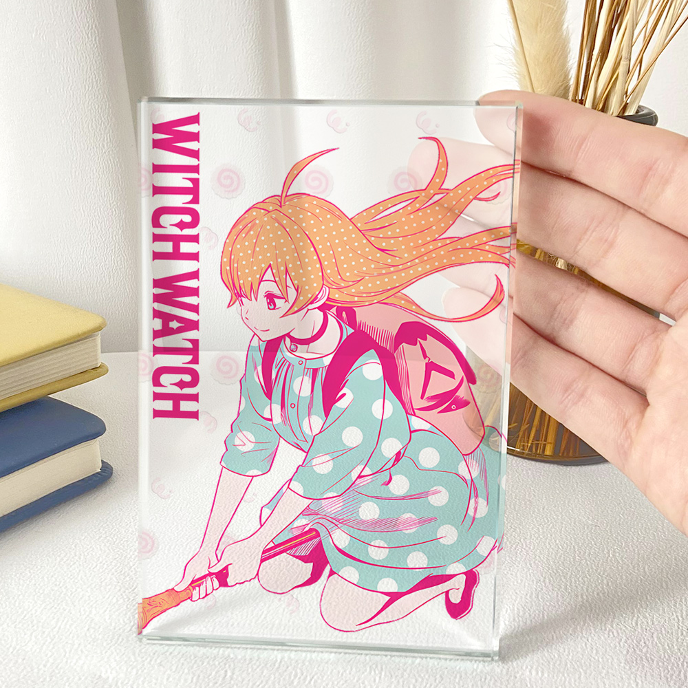 漫能魔女与使魔水晶立牌彩色高颜值桌面摆件透明二次元动漫周边