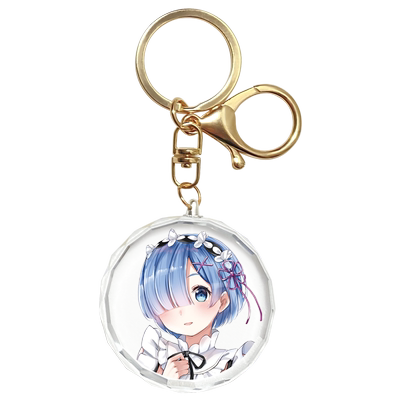 漫能从零开始的异世界水晶挂件拉姆雷姆周边钥匙扣日系二次元动漫