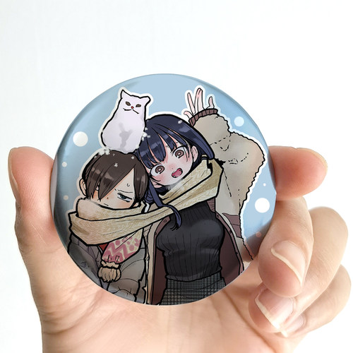 漫能我心里危险的东西吧唧银色金属徽章动漫周边二次元礼品收藏