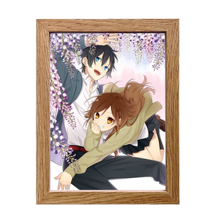 漫能堀与宫村小夜灯摆件镜子灯光画个性二次元周边卡通动漫礼物