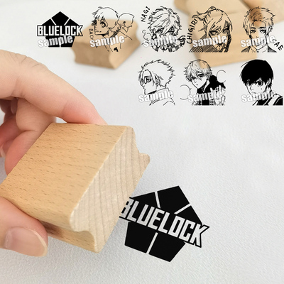 漫能蓝色监狱蓝锁实木印章千切豹马蜂乐回洁世一动漫周边二次元